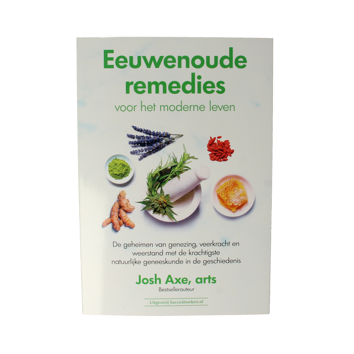 Success Books Eeuwenoude remedies book by Succesboeken, featuring ancient healing remedies, cover with title and author details.