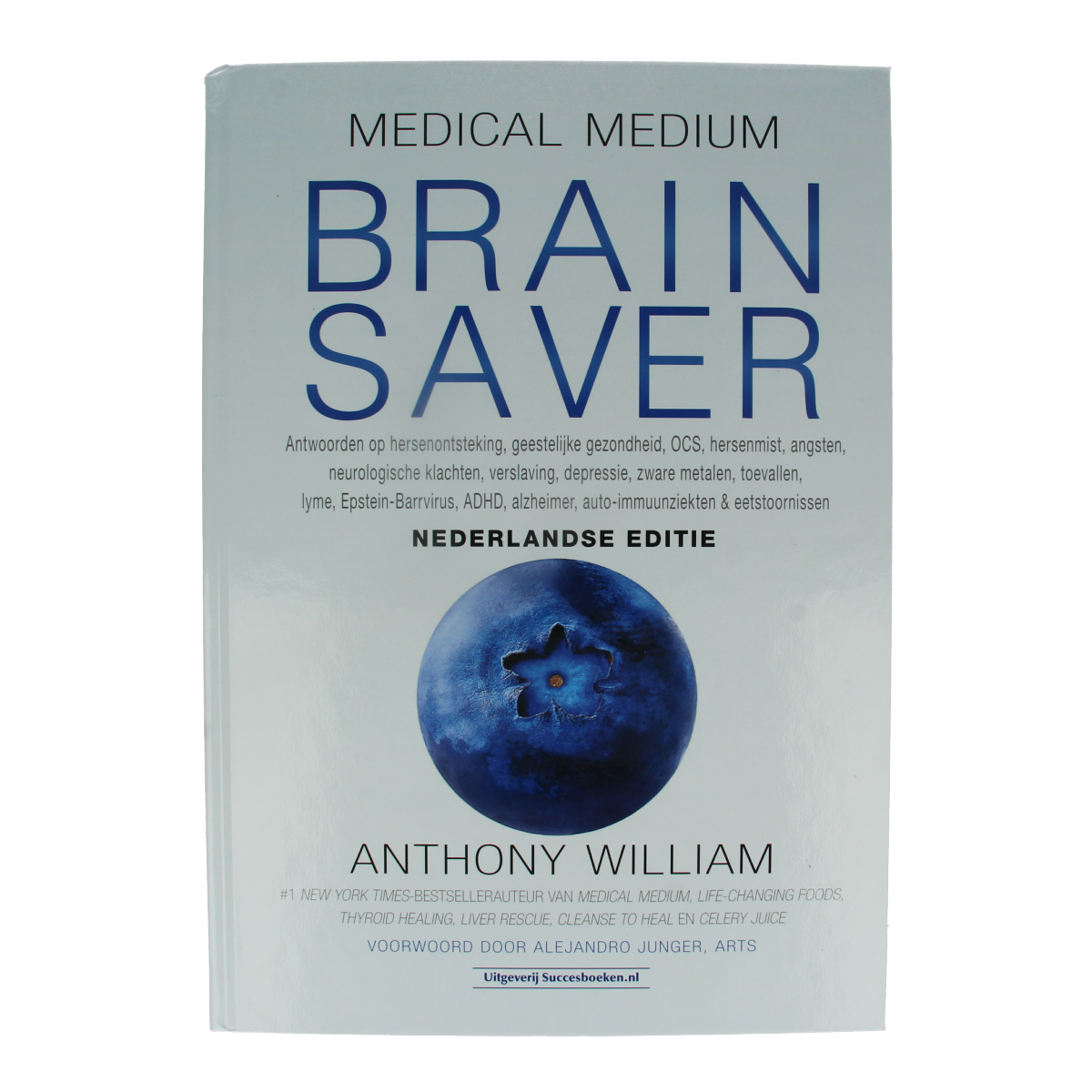 Succesboeken Medical Medium Brain Saver 1.00 book with cover image featuring the title and author information.