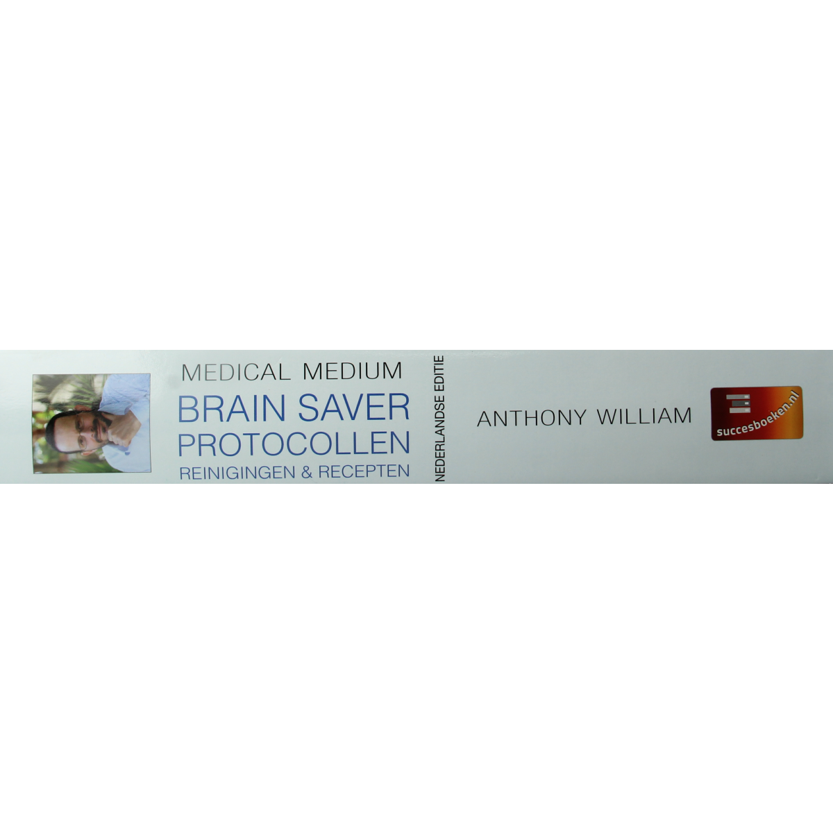 Successboeken Medical Medium Brain Saver Protocols book cover with title and author details in a clear, detailed image.