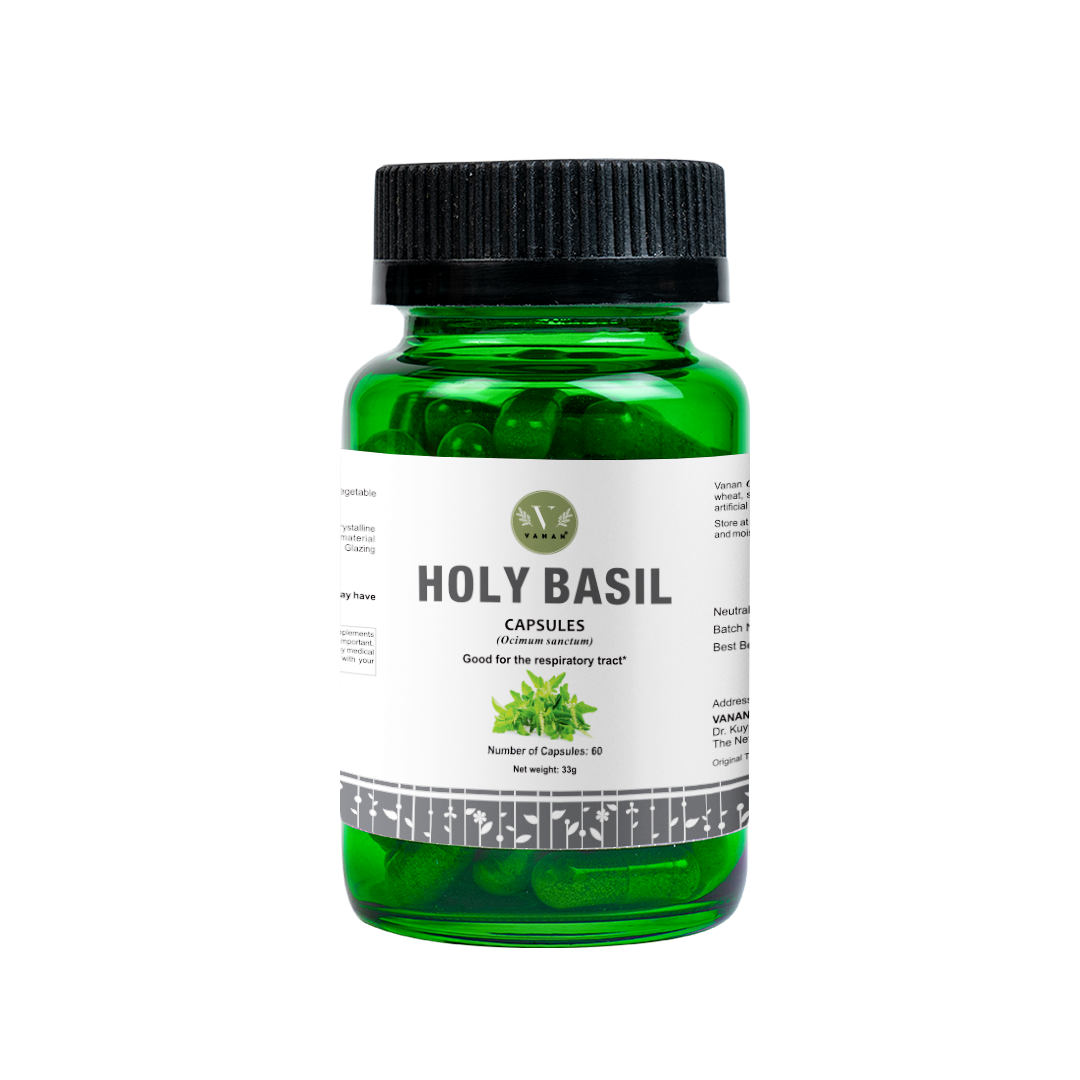 Vanan Holy Basil Capsules 60.00 Capsules