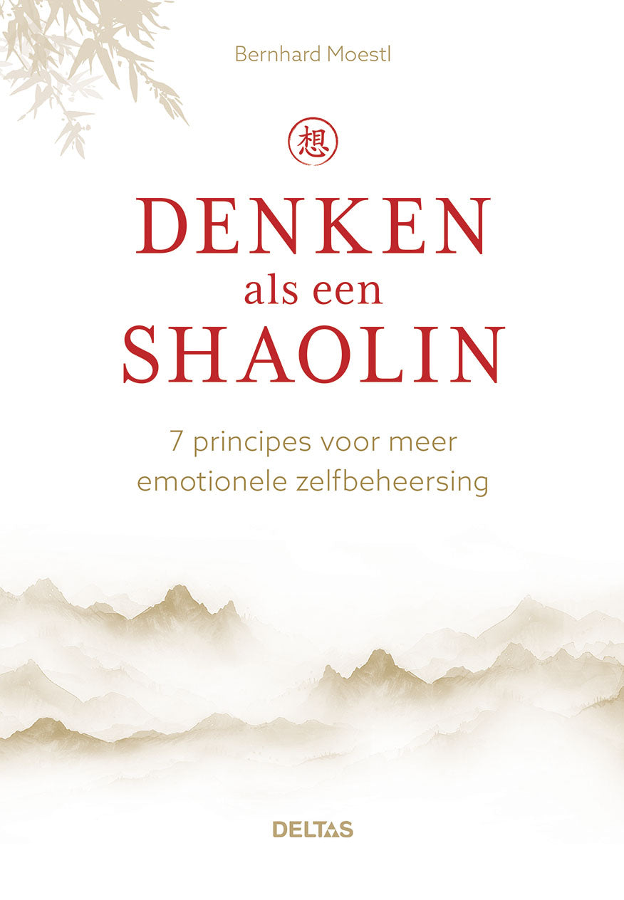 Deltas Denken als een Shaolin book by Deltas, featuring a cover with Chinese-inspired design and title text.