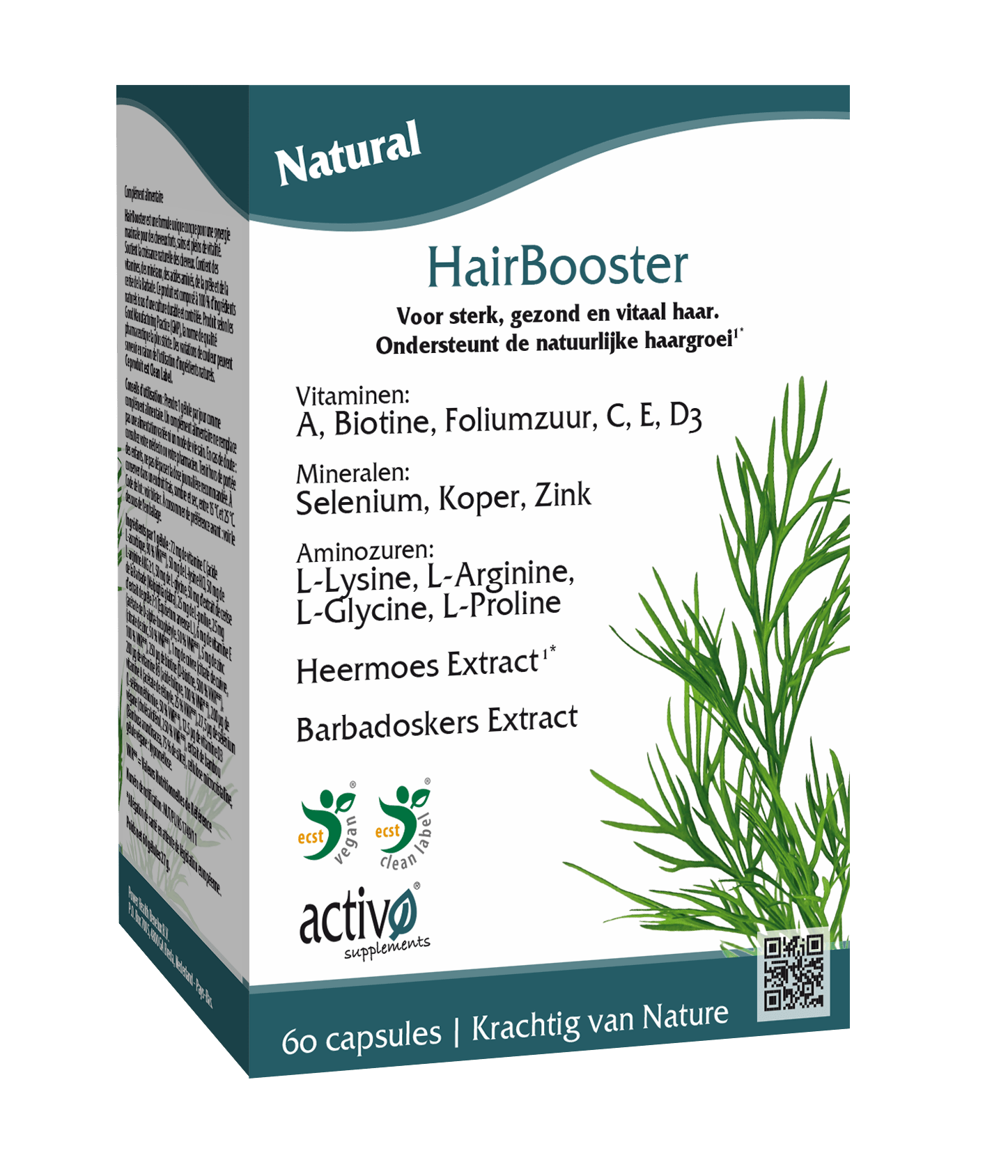 Activo Kruidenpreparaten 60.00 Vegetarische capsules Activo HairBooster 60.00 Vegetarische capsules