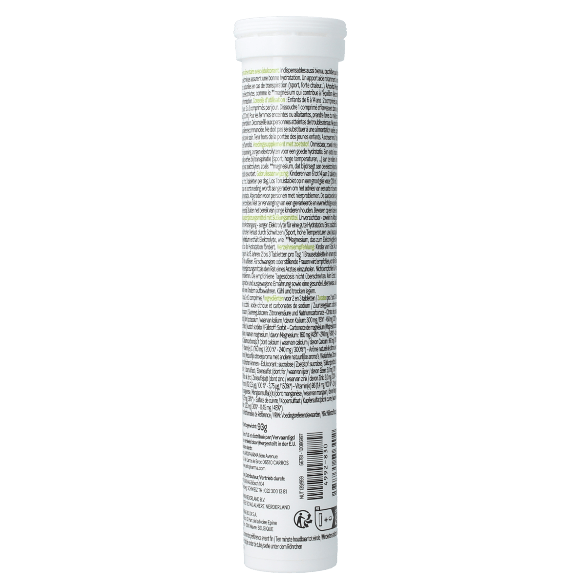 Arkovital Voedingssupplementen en Kruidenpreparaten 24.00 Bruistabletten Arkovital Hydratium Citroen 24.00 Bruistabletten