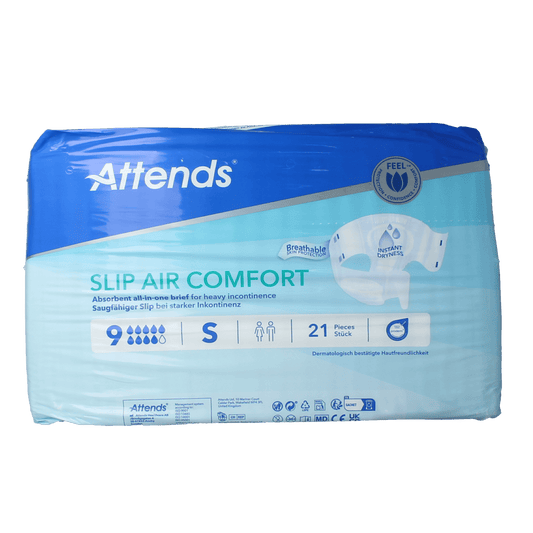 Attends Incontinentie 21.00 Stuks Attends Slip air comfort 9 S 21.00 Stuks