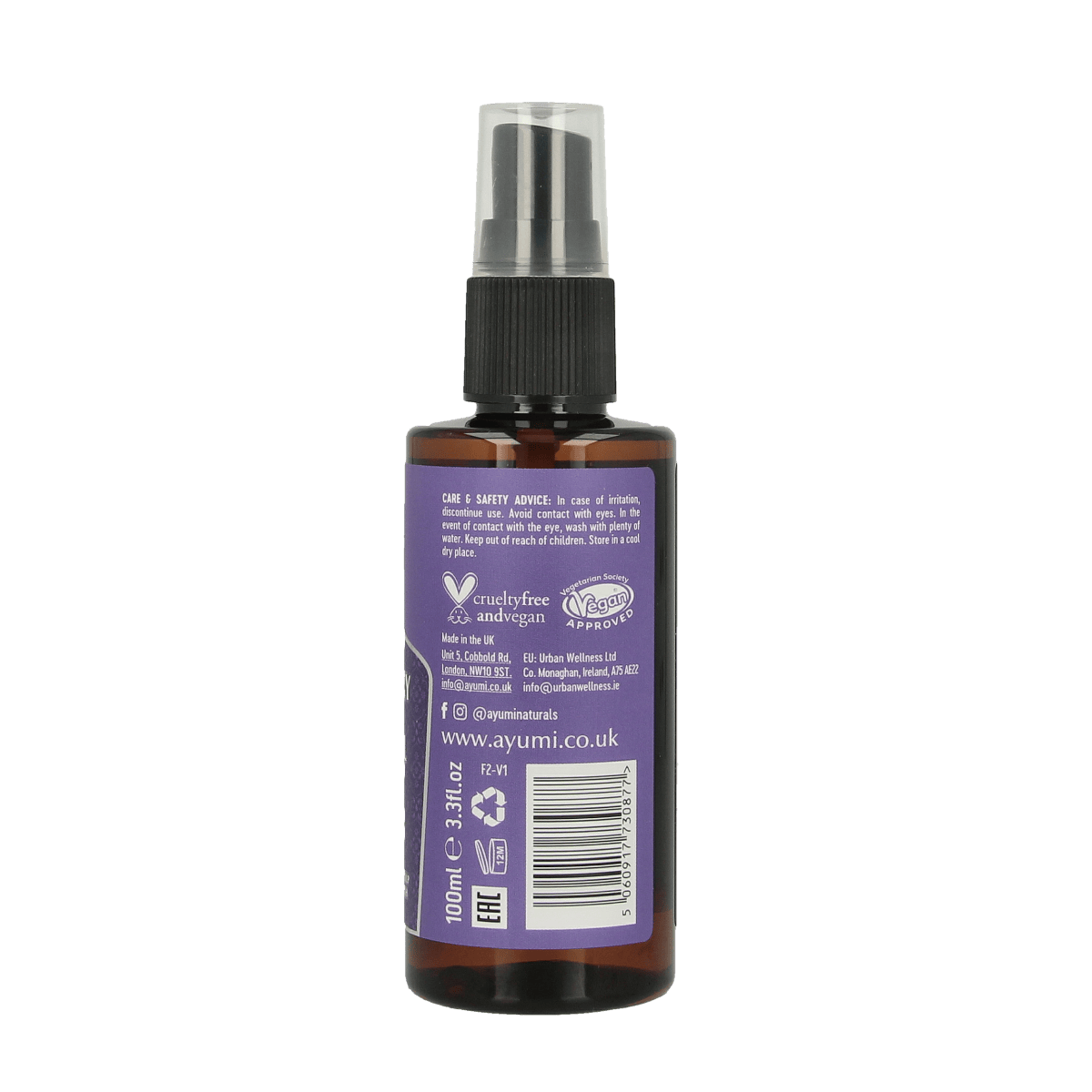 Ayumi Rosemary Hair Growth Oil in 100ml bottle, natural hair care product for strengthening and nourishing hair.
