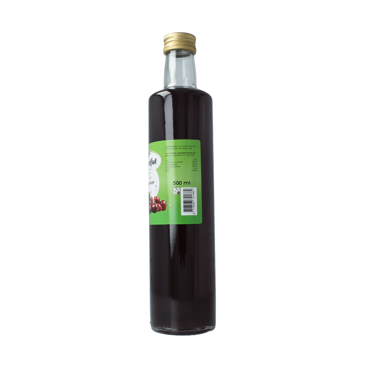 Bountiful Kersen siroop in 500ml bottle, cherry-flavored syrup from Bountiful drink and juice collection.