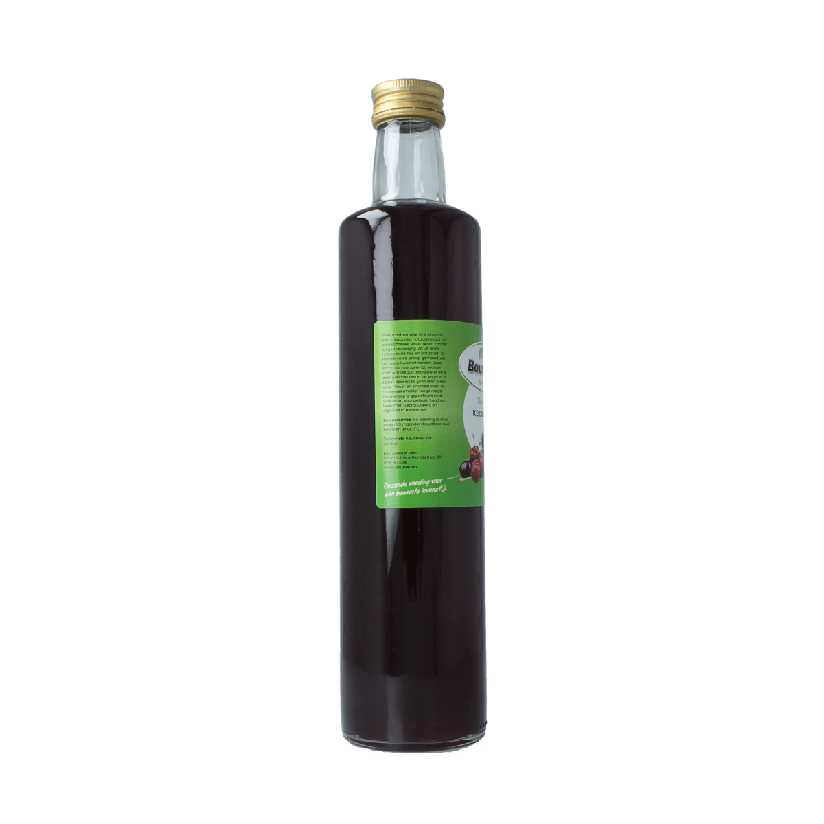 Bountiful Kersen siroop 500ml bottle, a cherry-flavored syrup for drinks and beverages.