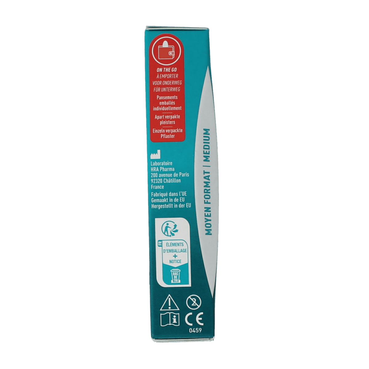 Compeed Blarenpleister medium pack of 12 for foot care, designed to protect blisters and soothe skin.