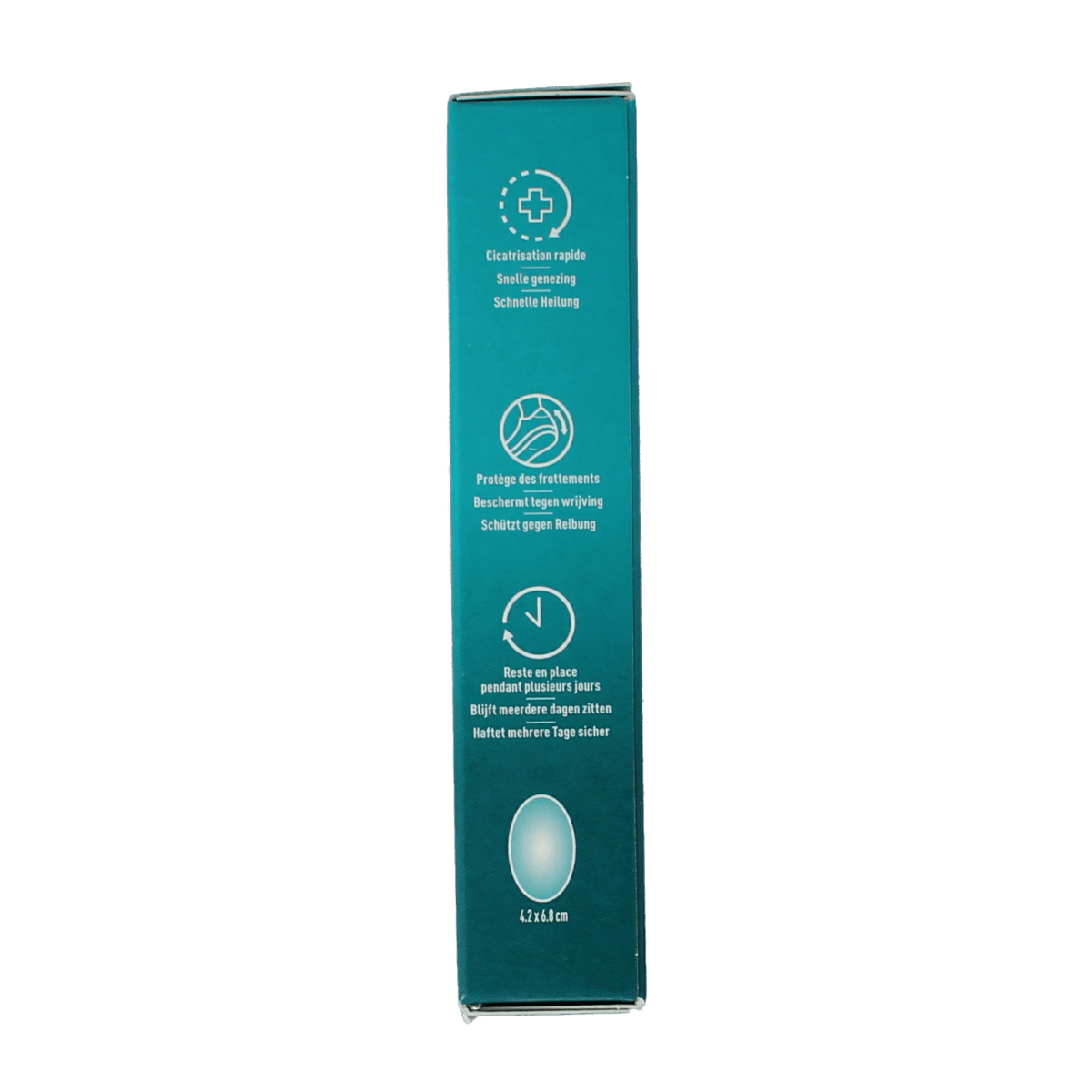 Compeed Blarenpleister medium pack of 12 for foot blisters, designed for effective foot care and blister protection.