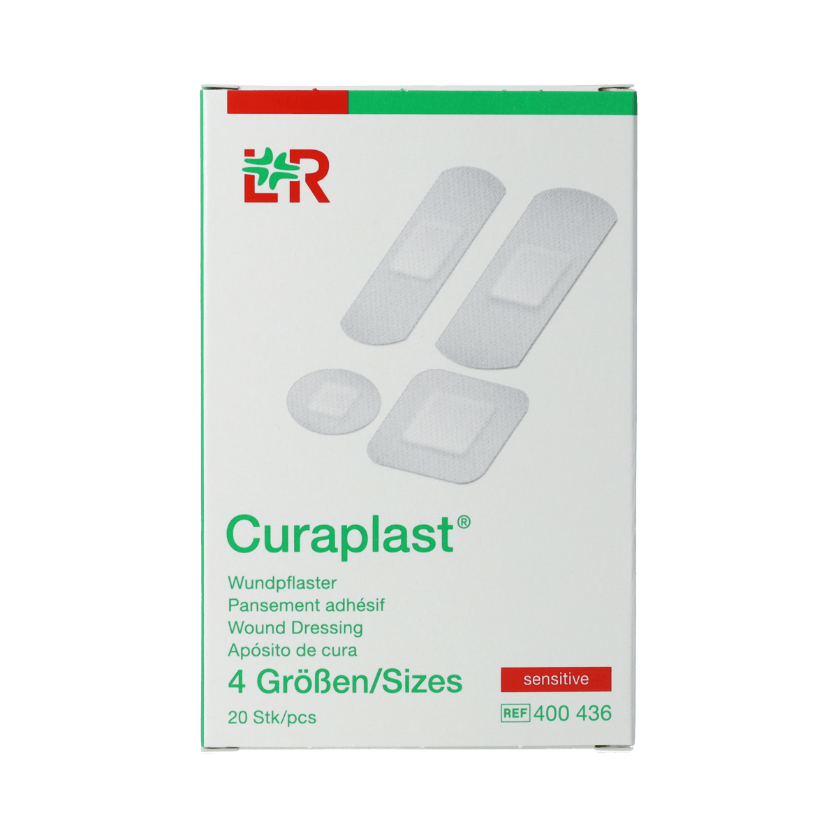 Curaplast Pleisters en Tape 20.00 Stuks Curaplast Sensitive wondpleister mix 20.00 Stuks