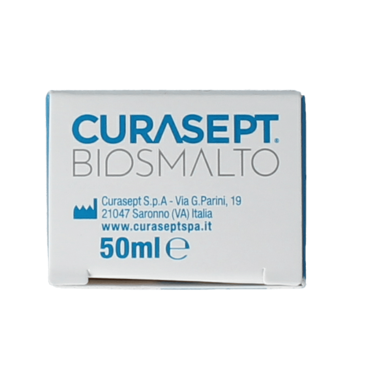 Curasept Biosmalto toothpaste for children showing the 50ml tube with branding and product label for caries and erosion protection.