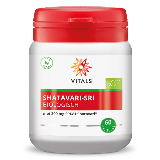 Vitals Shatavari-SRI Biologisch 60c 60.00 Capsules