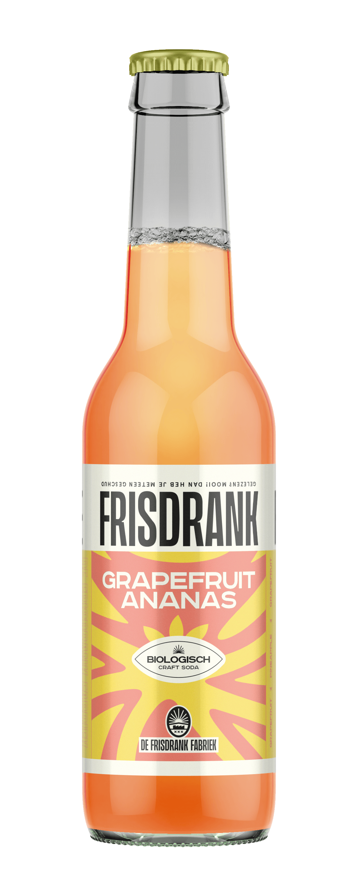 De Frisdrank Fabriek Dranken en Sappen 275.00 Milliliter De Frisdrank Fabriek  Koolzuurhoudende frisdrank grapefruit ananas bio 275.00 Milliliter