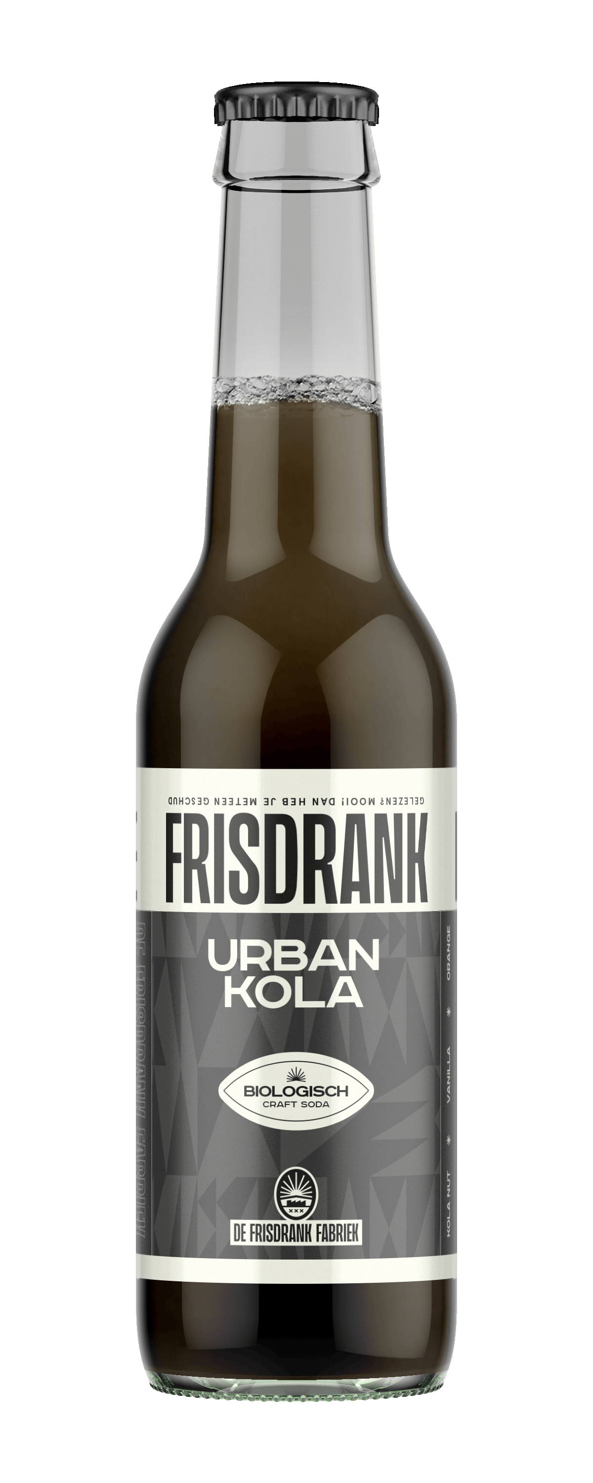 De Frisdrank Fabriek Dranken en Sappen 275.00 Milliliter De Frisdrank Fabriek  Koolzuurhoudende frisdrank urban kola bio 275.00 Milliliter