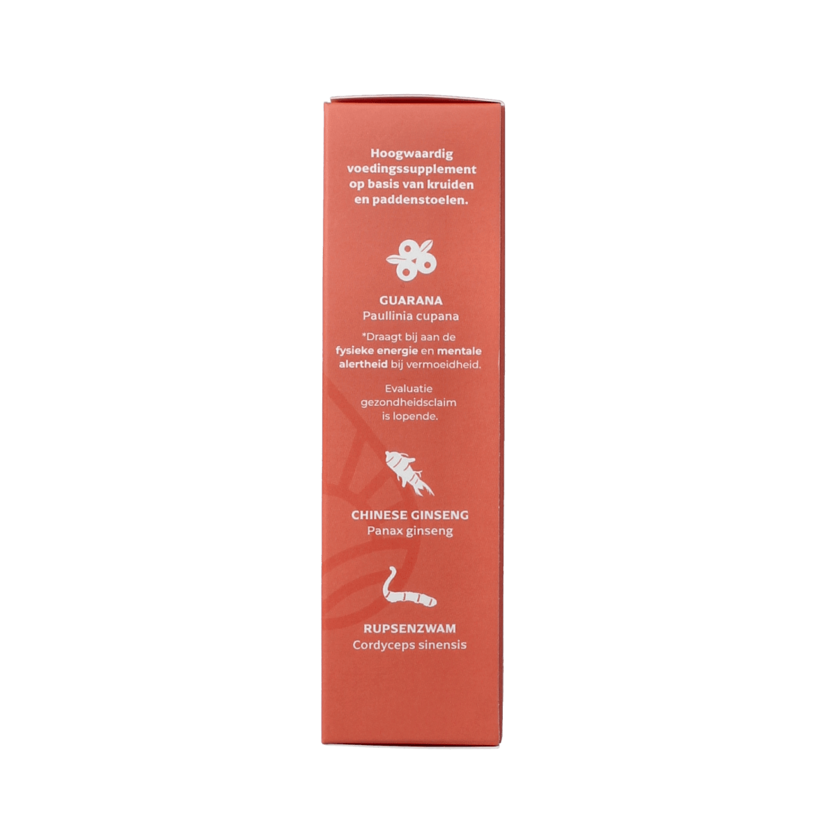 DRUP kruidenpreparaat met paddenstoelenelextract voor energie, 50 ml fles, natuurlijk kruidenproduct with herbal supplement.