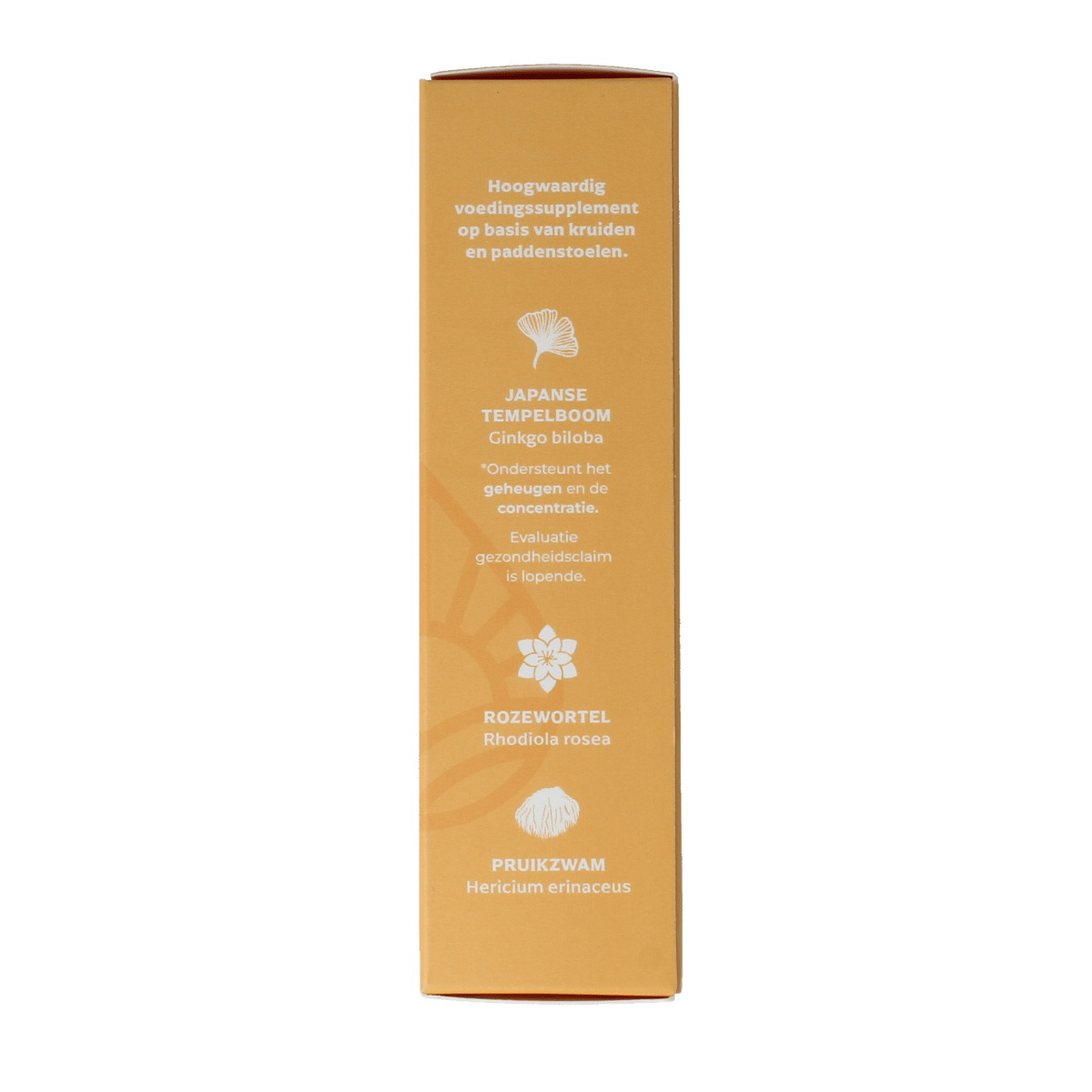 DRUP Kruiden paddenstoelextract focus bottle, herbal supplement in 50ml container, natural herbal extract from DRUP.