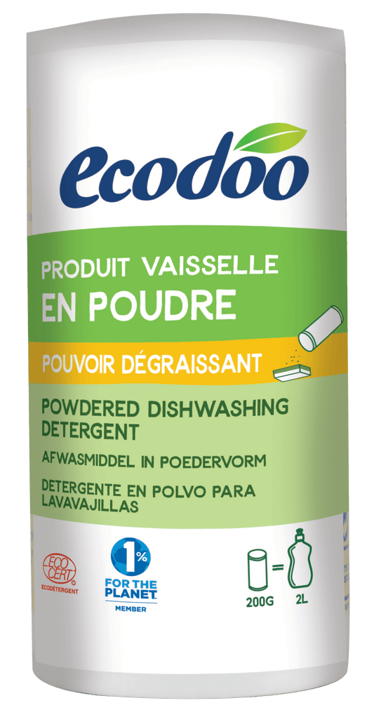 Ecodoo Afwasmiddelen 200.00 Gram Ecodoo Afwasmiddel in poedervorm eco 200.00 Gram