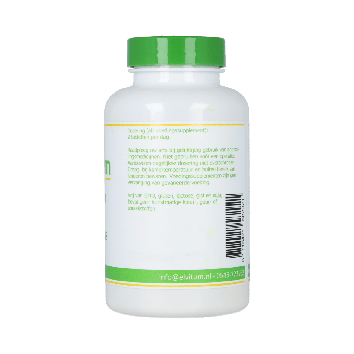 Elvitum Glucosamine MSM Chondroïtine supplement bottle with 80 tablets, dietary supplement for joint health by Elvitum.