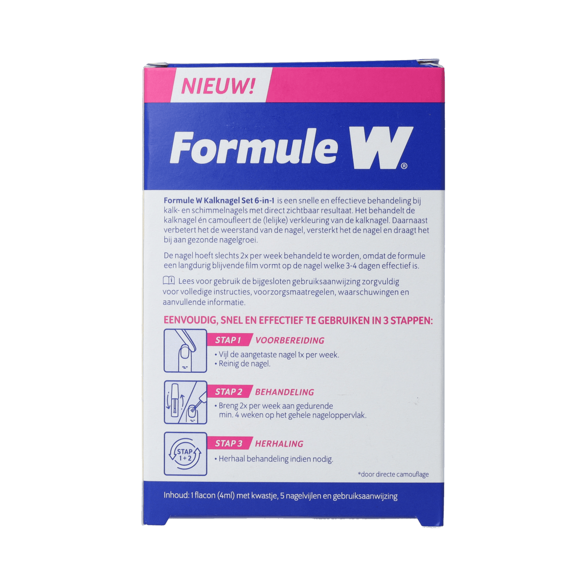 Formule W Lichaamsverzorging 1.00 Set Formule W Kalknagel set 6-in-1 1.00 Set