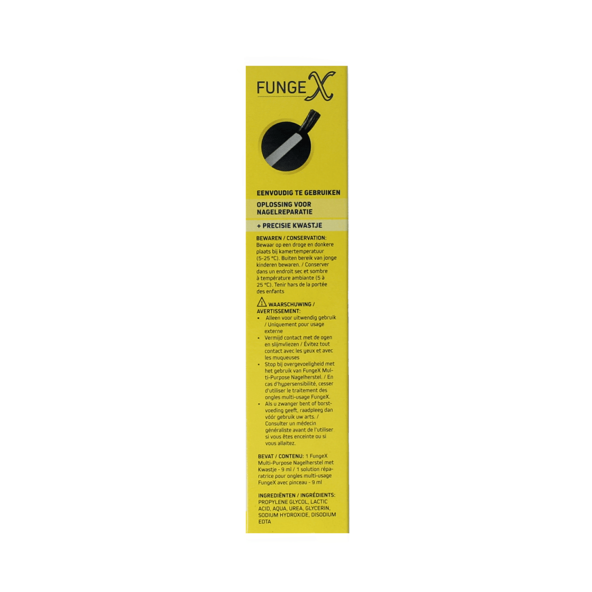 Fungex Voetverzorging 9.00 Milliliter Fungex Nagelherstel met kwastje 9.00 Milliliter