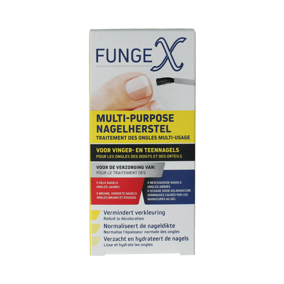 Fungex Voetverzorging 9.00 Milliliter Fungex Nagelherstel met kwastje 9.00 Milliliter
