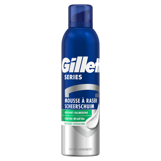 Gillette Scheren en Ontharen 250.00 Milliliter Gillette Series scheerschuim sensitive 250.00 Milliliter