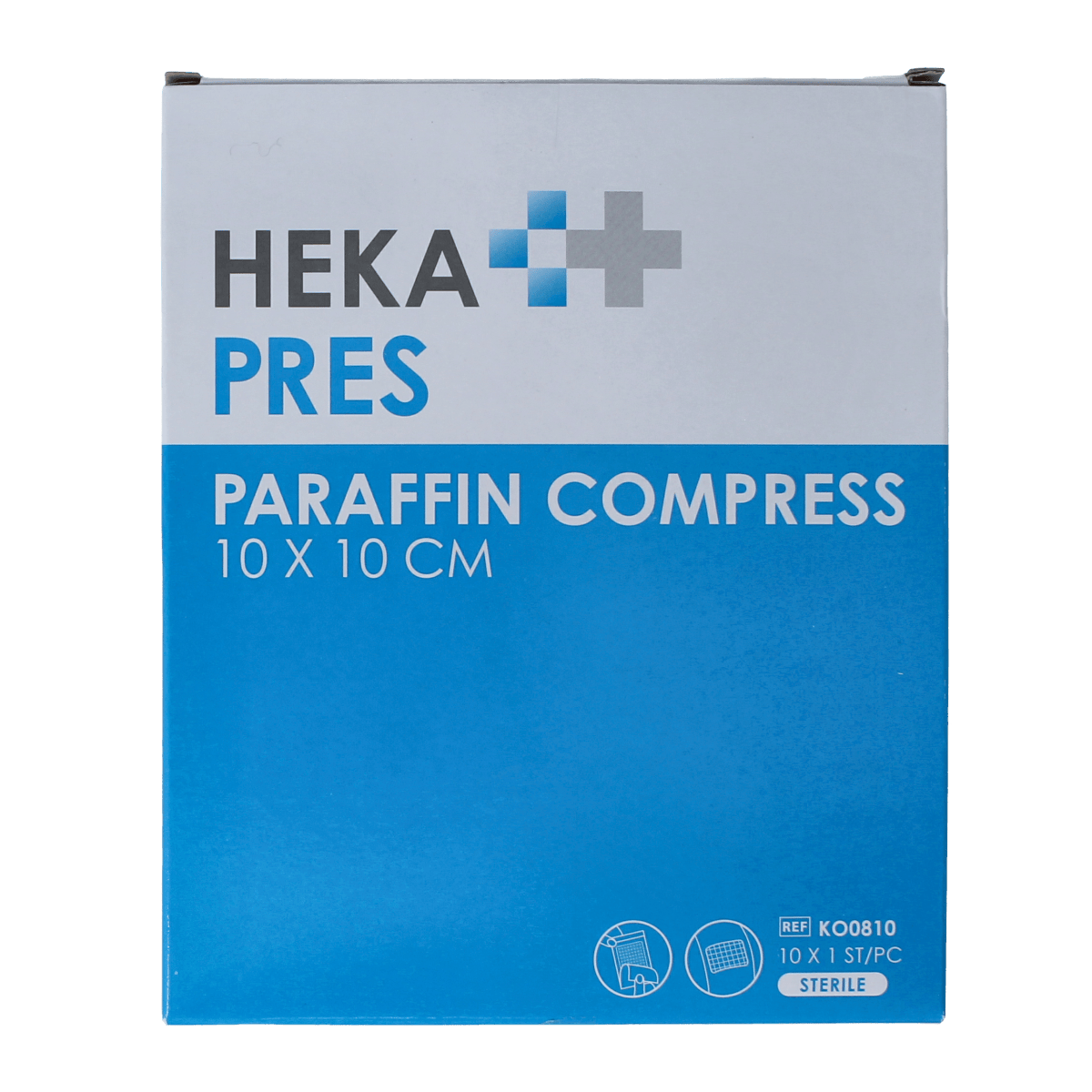 Hekapres Gazen en Kompressen 10.00 Stuks Hekapres Zalfkompres 10x10cm 10.00 Stuks