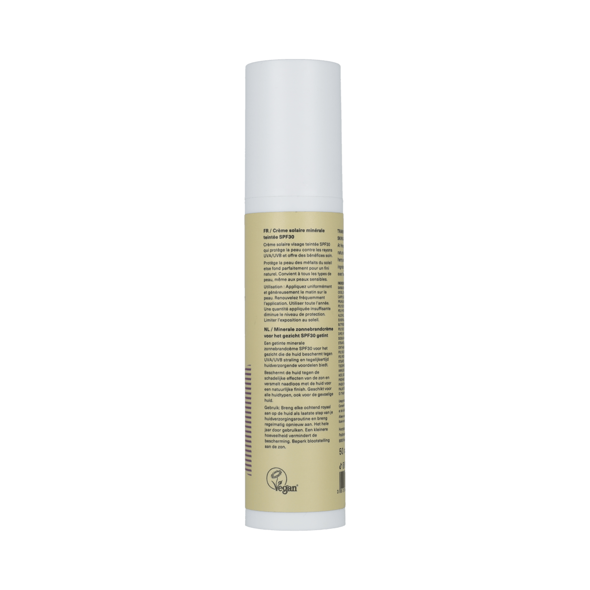 Hemptouch Zonnen 50.00 Milliliter Hemptouch Mineral Shield Face Sunscreen SPF30 Tinted 50.00 Milliliter