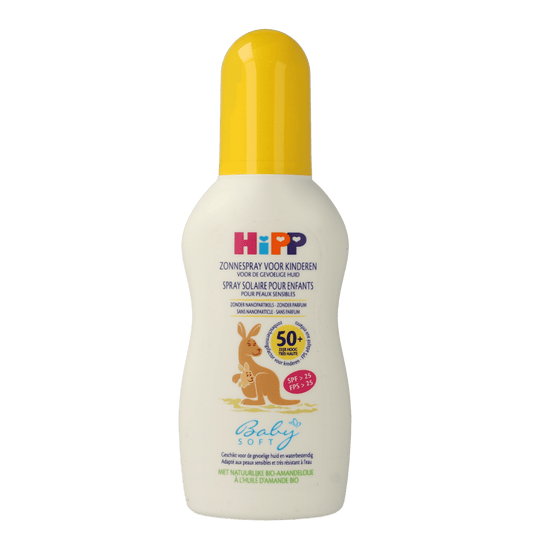 Hipp Zonnen 150.00 Milliliter Hipp Baby soft zonnespray voor kinderen 150.00 Milliliter