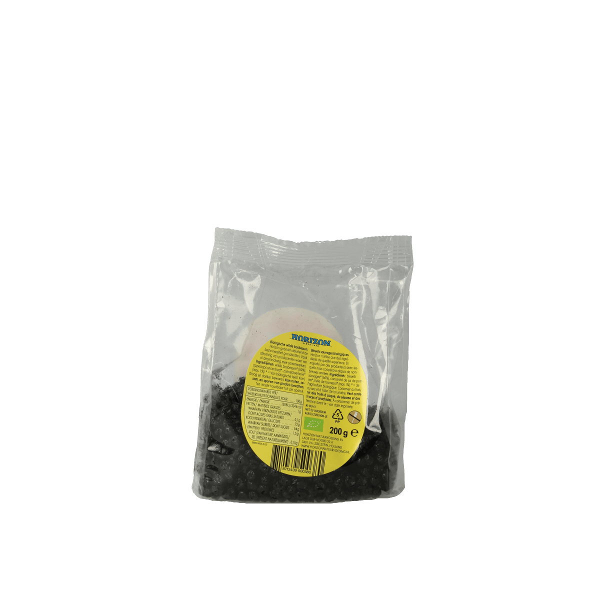 Horizon Aardappelen, Groente en Fruit 200.00 Gram Horizon Wilde bosbessen bio 200.00 Gram