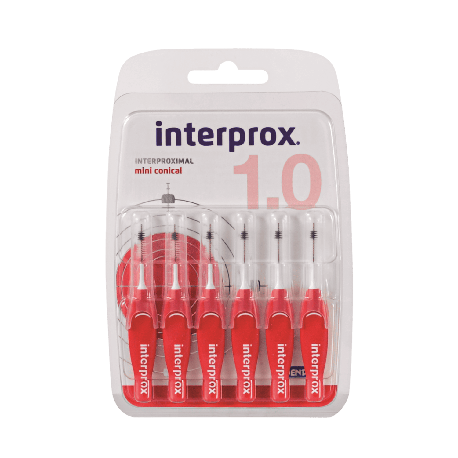 Interprox Tandenstokers en Ragers 6.00 Stuks Interprox Premium mini conical rood 6.00 Stuks