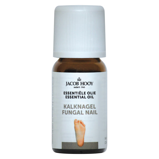 Jacob Hooy Kalknagel olie in 10ml bottle, foot care product for nail fungus, natural treatment from Jacob Hooy brand.