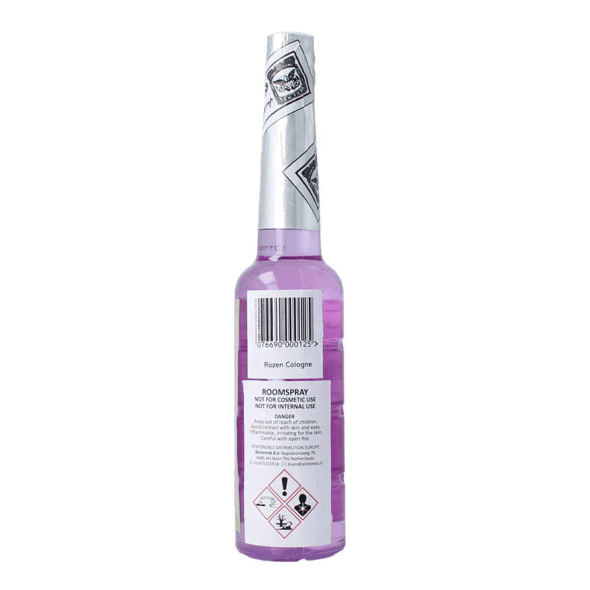 Lanman & Kemp Rozen Cologne bottle, 221ml, with elegant floral design, showcasing the classic perfume bottle.