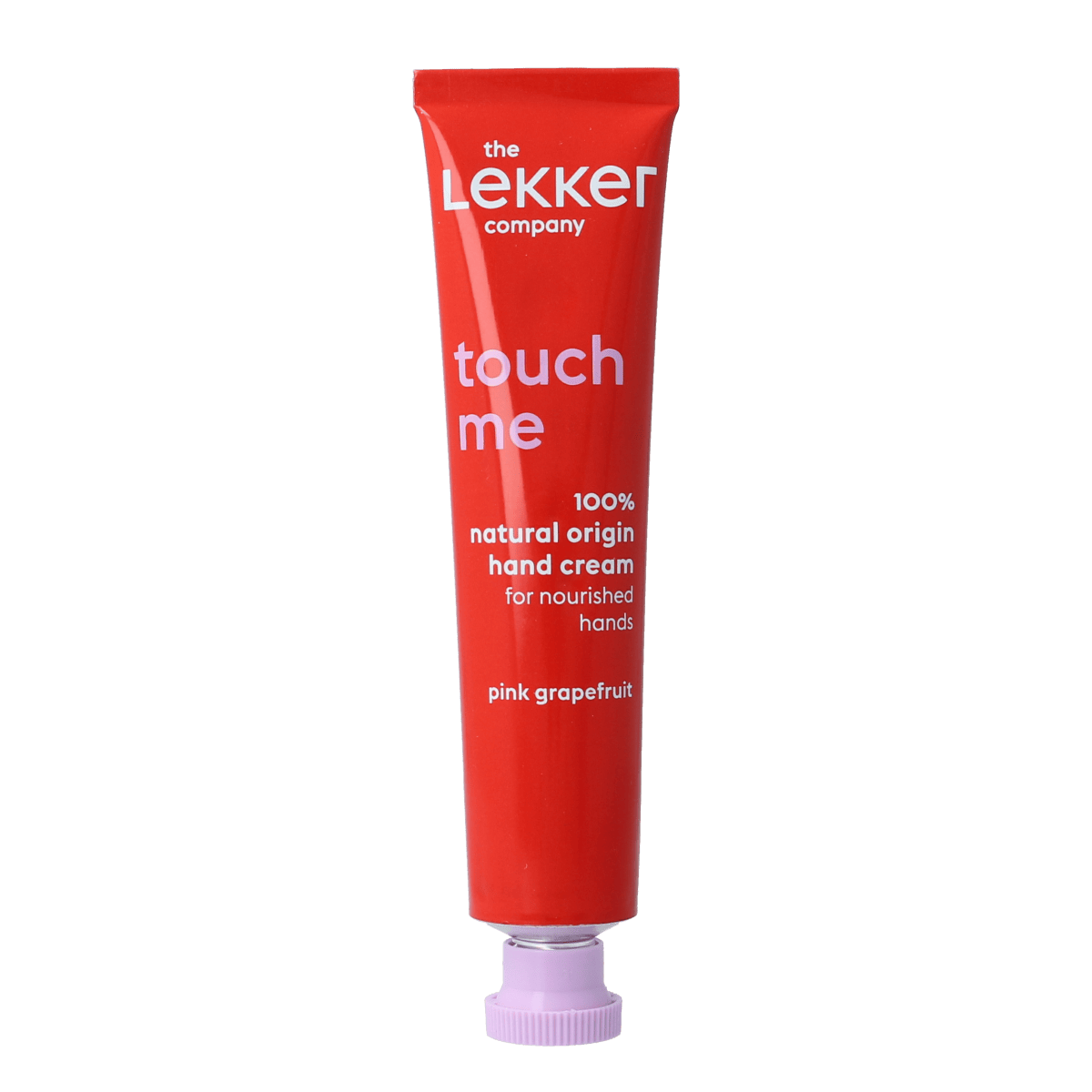 Lekker Company Handverzorging Touch Me hand cream in 50ml tube, moisturizing and nourishing for soft hands
