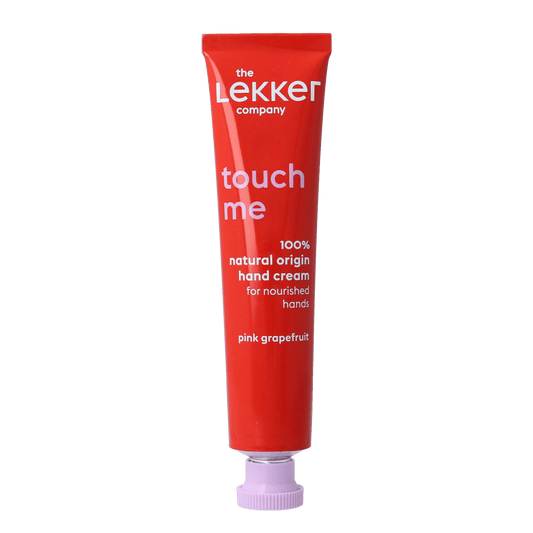 Lekker Company Handverzorging Touch Me hand cream in 50ml tube, moisturizing and nourishing for soft hands