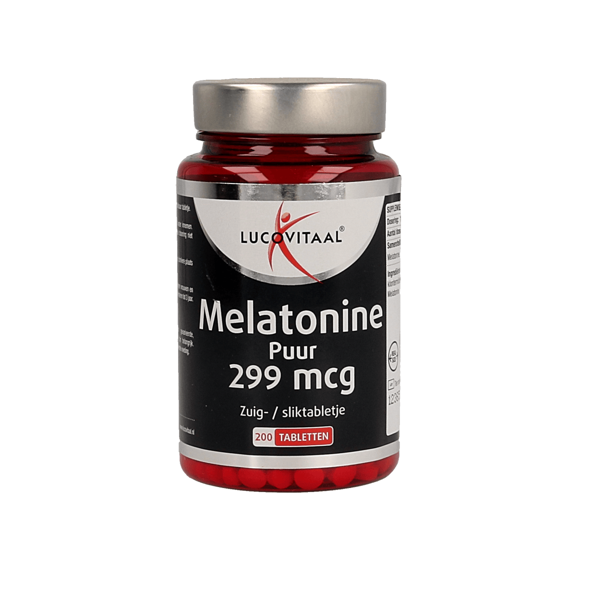 Lucovitaal Kruidenpreparaten 200.00 Tabletten Lucovitaal Melatonine puur 0.299mg 200.00 Tabletten