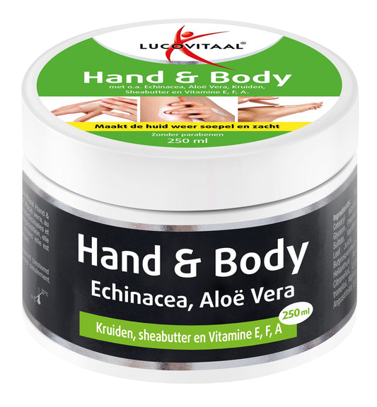 Lucovitaal Lichaamsverzorging 250.00 Milliliter Lucovitaal Hand & bodycreme 250.00 Milliliter