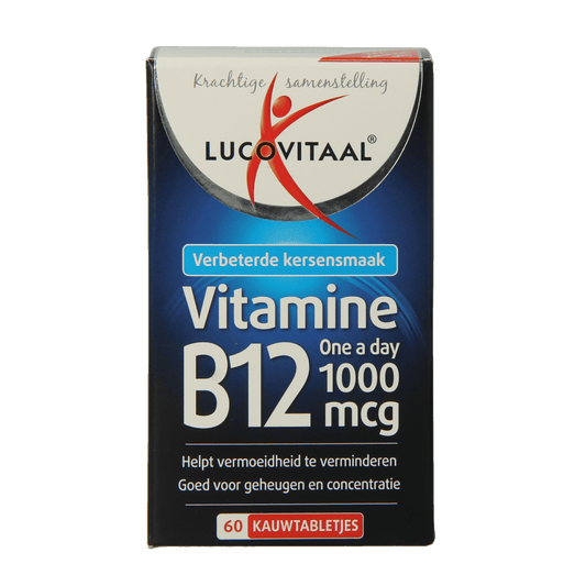 Lucovitaal Vitamine Enkel 60.00 Kauwtabletten Lucovitaal Vitamine B12 1000mcg 60.00 Kauwtabletten