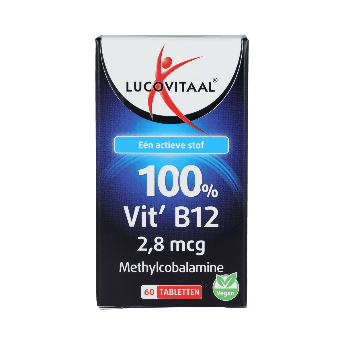 Lucovitaal Vitamine Enkel 60.00 Tabletten Lucovitaal Vitamine B12 100% 60.00 Tabletten