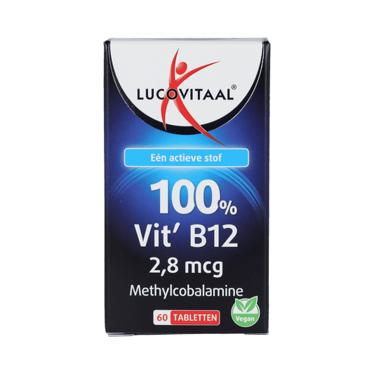 Lucovitaal Vitamine Enkel 60.00 Tabletten Lucovitaal Vitamine B12 100% 60.00 Tabletten