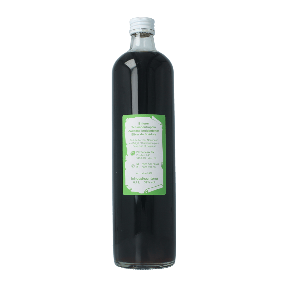 Maria Treben Schwedentropfen bitter herbal remedy in a 700ml bottle, used as a traditional herbal preparation for wellness.