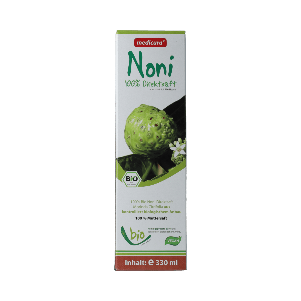 Medicura Dranken en Sappen 330.00 Milliliter Medicura Noni 100% sap bio 330.00 Milliliter