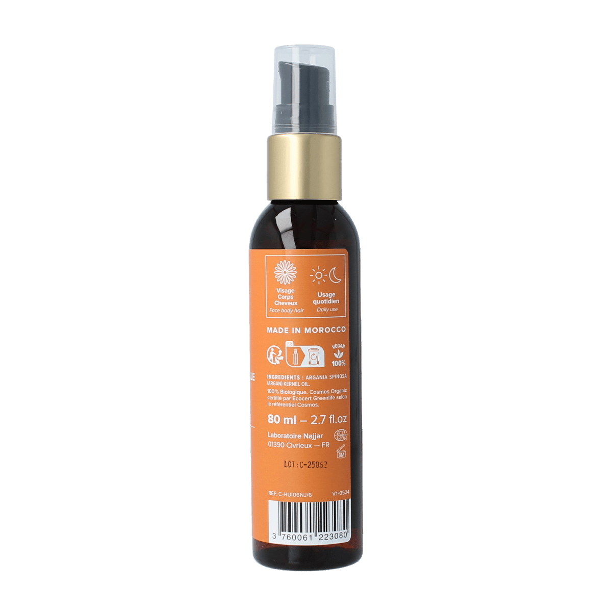 Najel Aleppo Lichaamsverzorging 80.00 Milliliter Najel Aleppo Argan oil 80.00 Milliliter