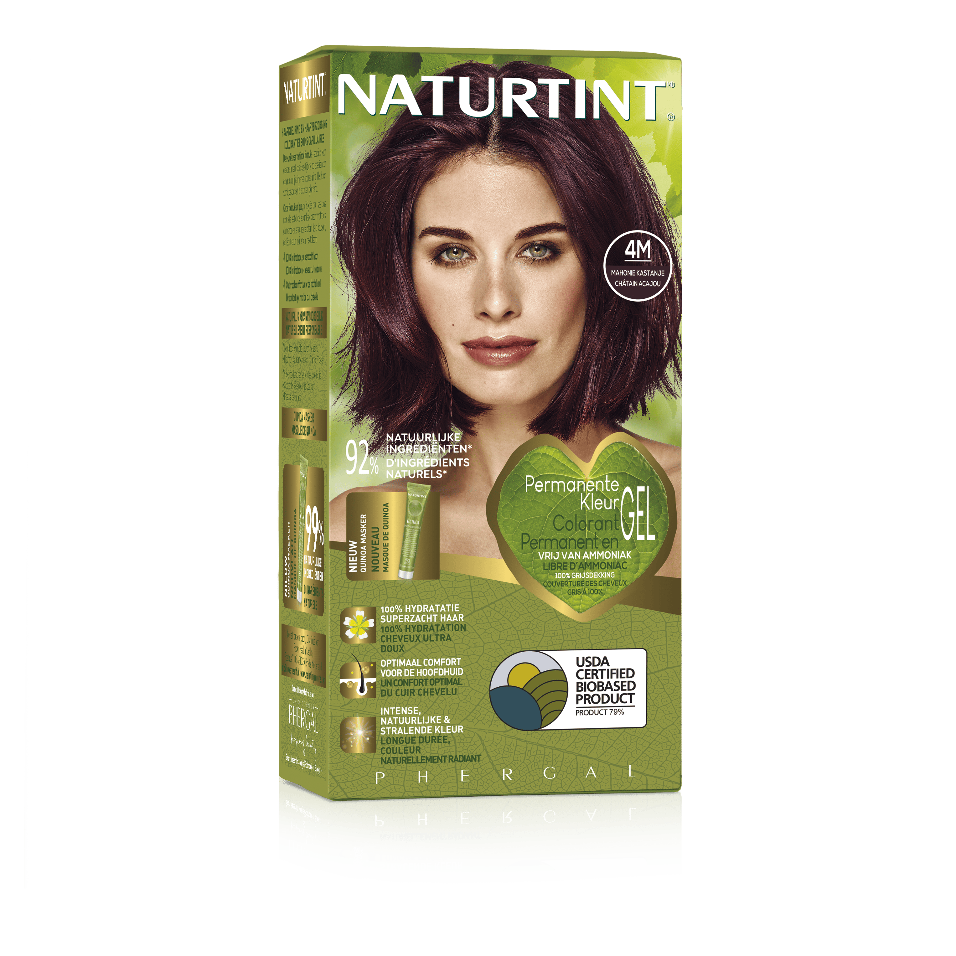 Naturtint Haarkleuring 170.00 Milliliter Naturtint 4M Mahonie kastanje 170.00 Milliliter