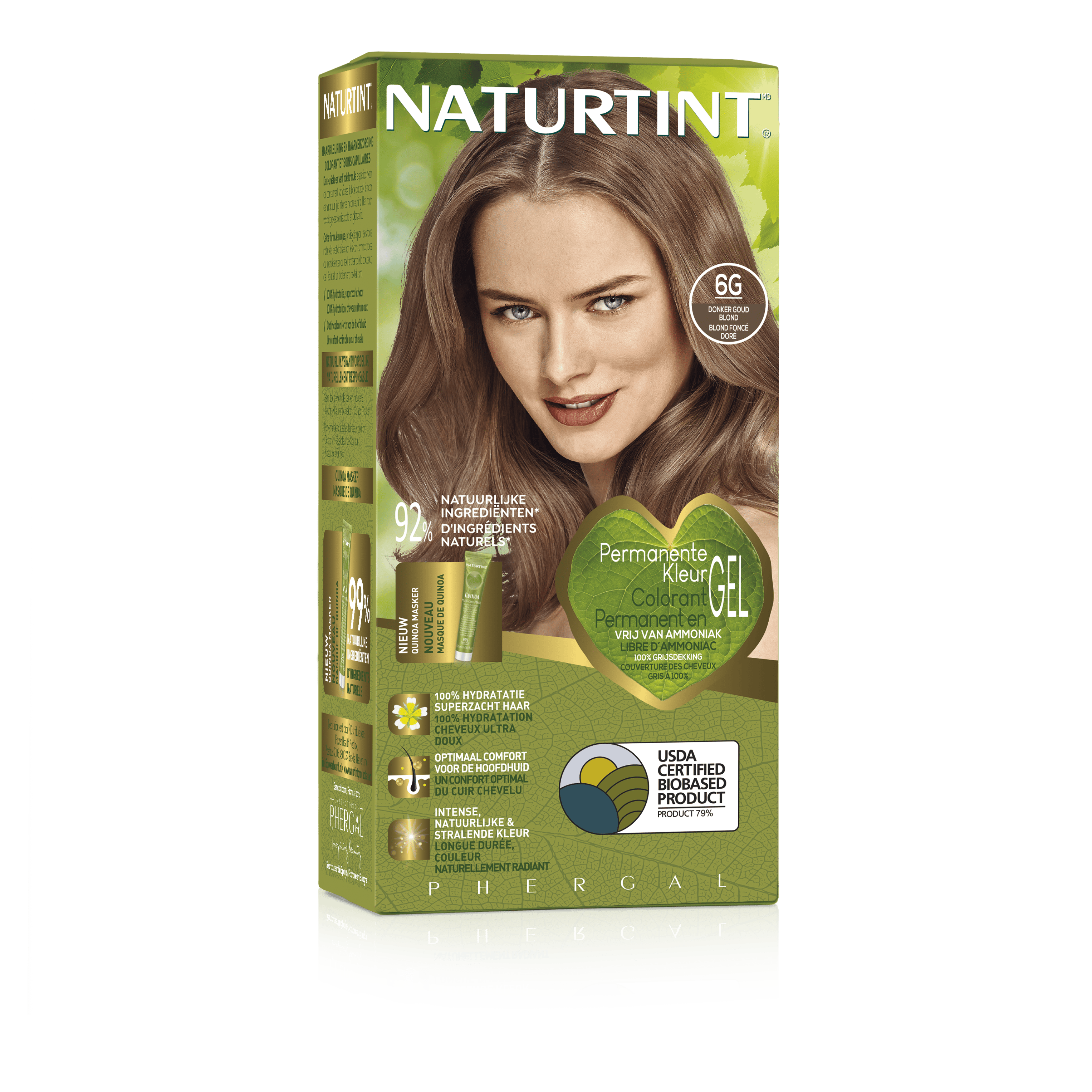 Naturtint Haarkleuring 170.00 Milliliter Naturtint 6G Donker goudblond 170.00 Milliliter