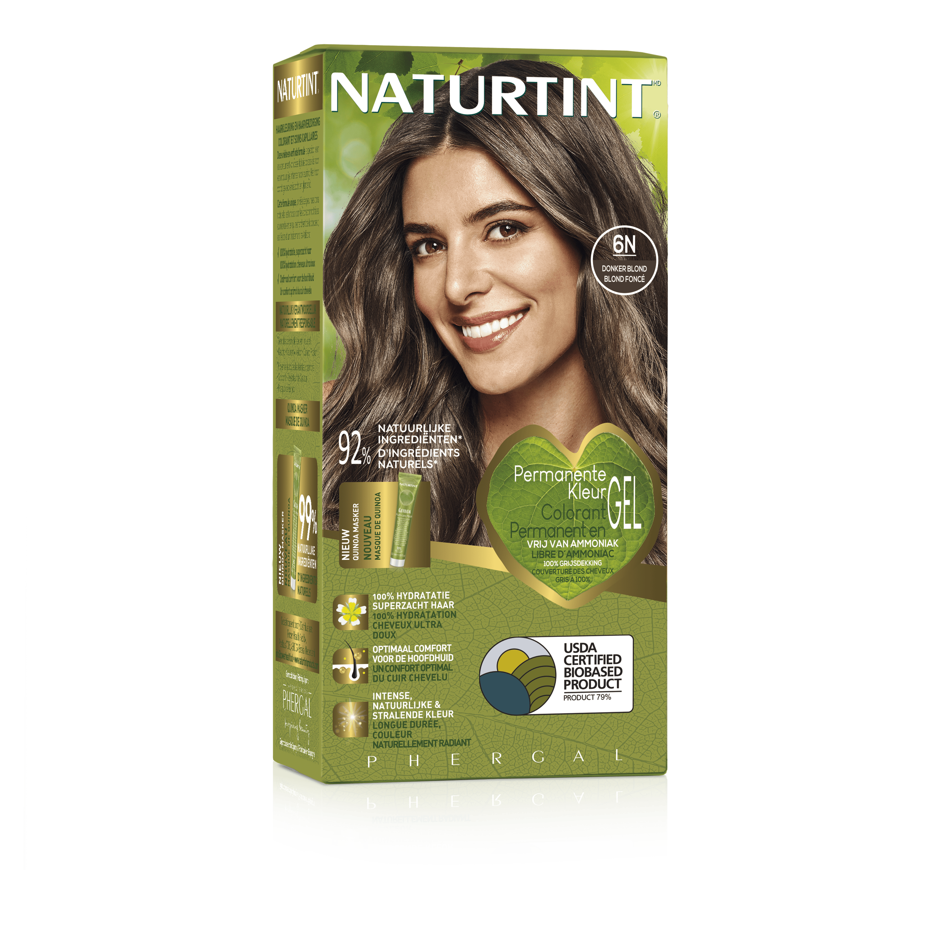 Naturtint Haarkleuring 170.00 Milliliter Naturtint 6N Donkerblond 170.00 Milliliter