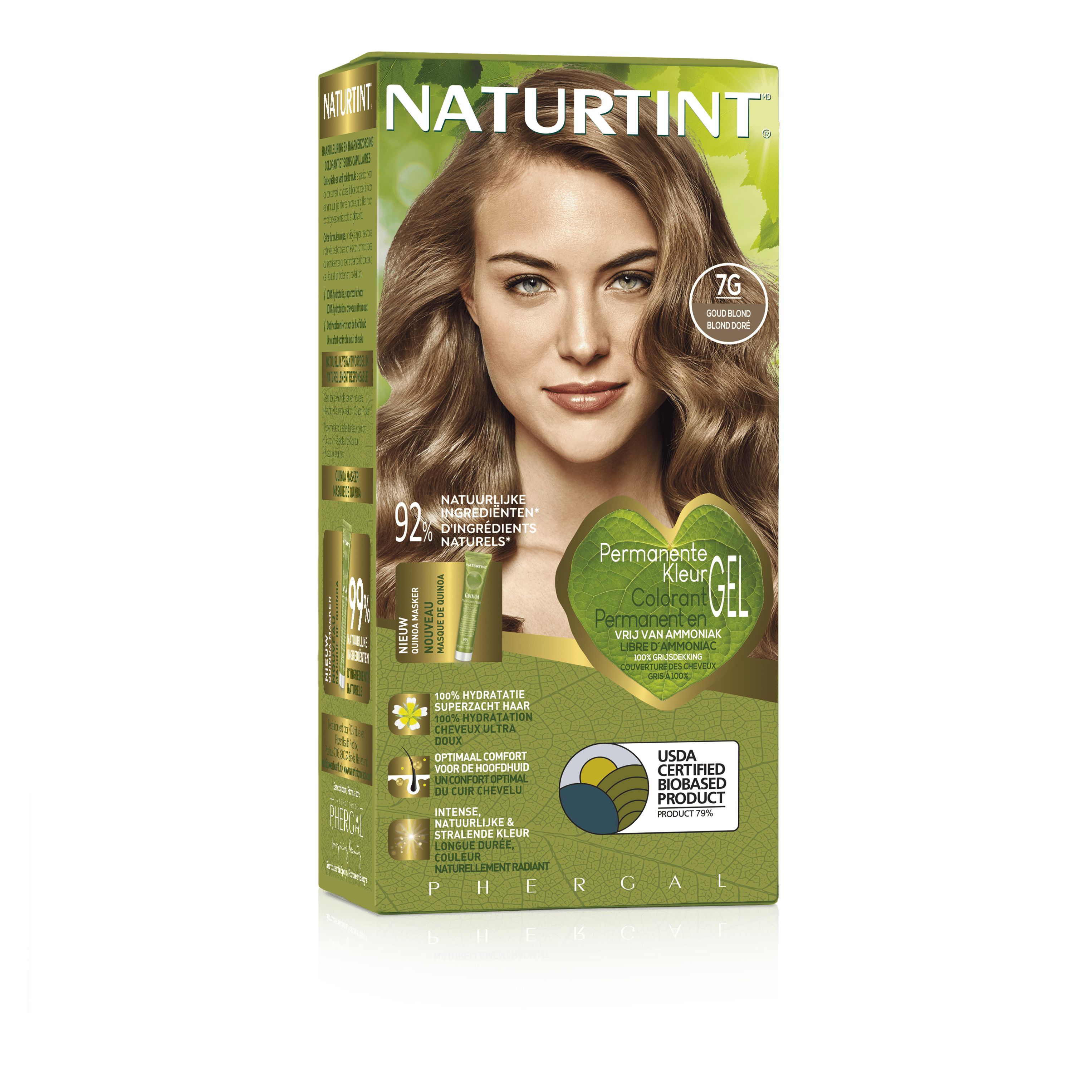 Naturtint Haarkleuring 170.00 Milliliter Naturtint 7G Goudblond 170.00 Milliliter
