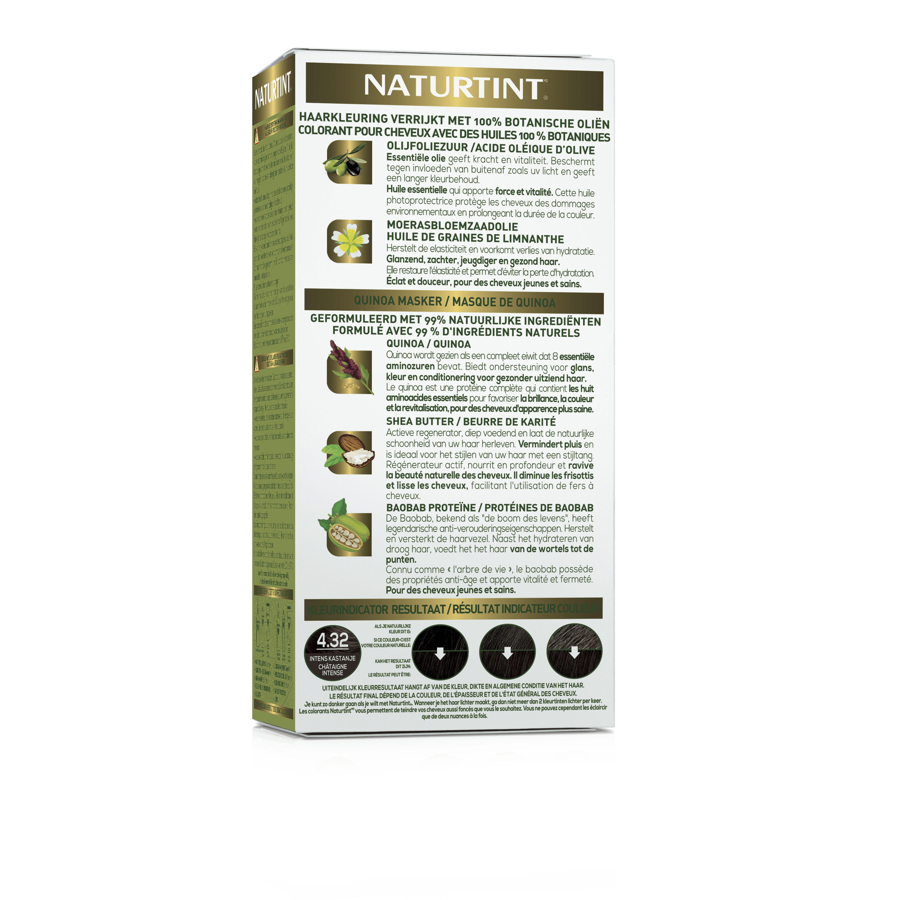 Naturtint Haarkleuring 170.00 Milliliter Naturtint Intens 4.32 kastanje 170.00 Milliliter