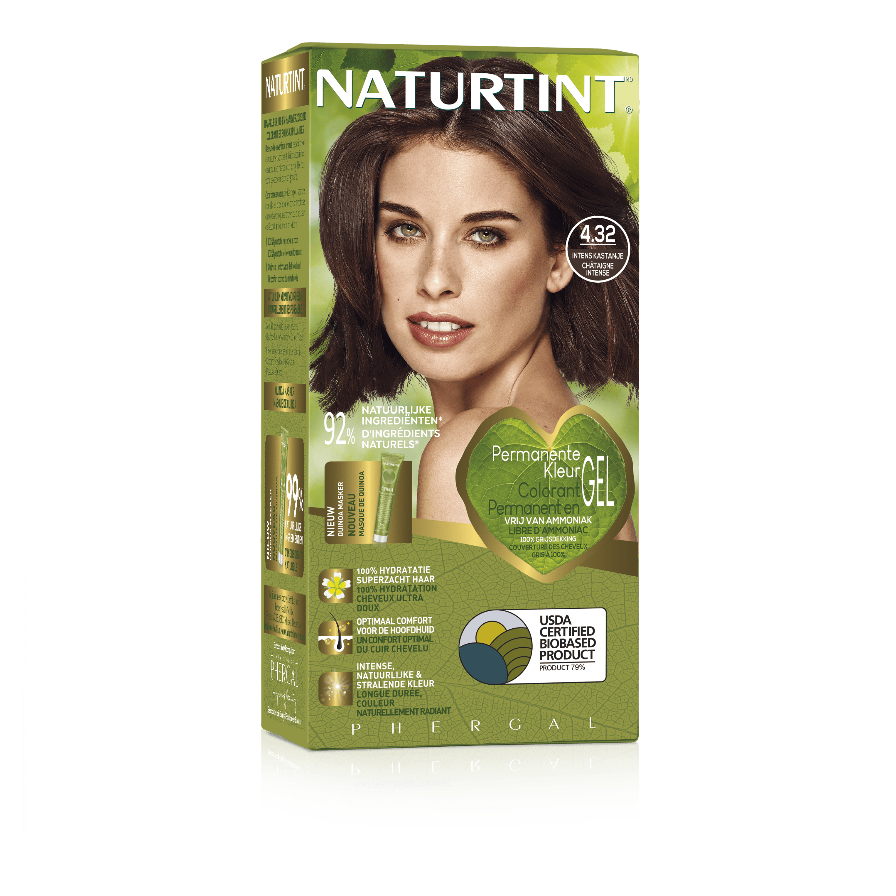 Naturtint Haarkleuring 170.00 Milliliter Naturtint Intens 4.32 kastanje 170.00 Milliliter