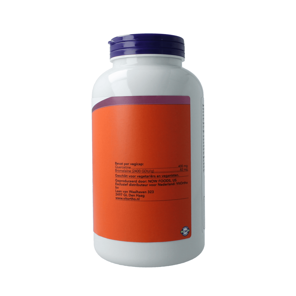 NOW Quercetine with Bromelain vegetarian capsules, herbal supplement in 240 count, dietary aid for immune support.